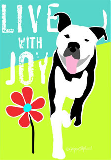 pit bull joy image