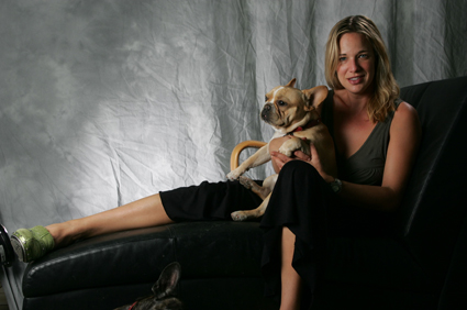 Patty Khuly and her dog