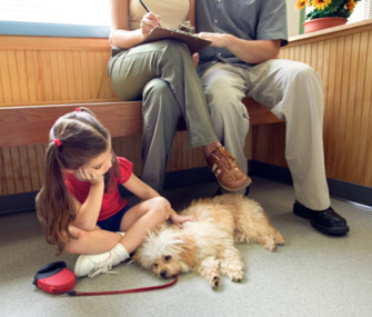Family in waiting room