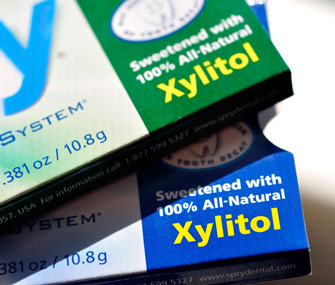 Xylitol label