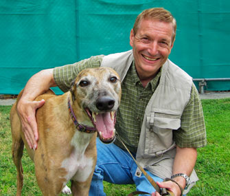 Ernie Slone and dog