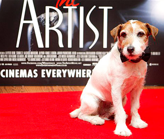 Uggie the Dog at at special screening of The Artist