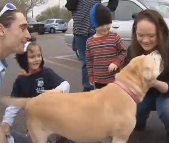 May was reunited with her family three years after she disappeared.