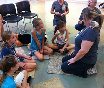 Kids at Animal Shelter Party