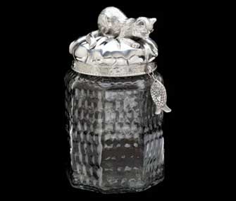 Arthur Court Cat Treat Jar