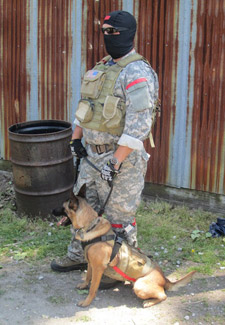 Alpha Dog and Handler