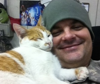 Army National Guard Staff Sergeant Daryl Casey is working to bring his beloved Kuwaiti cat home to Kentucky.