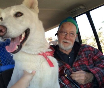 Missy, a German Shepherd, was reunited with her owner, Clem Schultz, two dads after he lost his wife and his home in a devastating tornado.