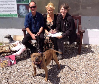 Freya got to go home with a new family Tuesday after spending all of her six years in a shelter.