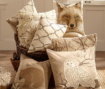 Pottery Barn animal pillows