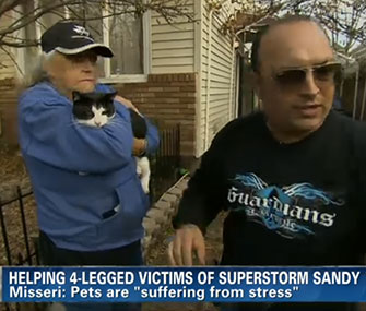 Animal welfare groups are rescuing cats and bringing food to displaced pets on Staten Island.