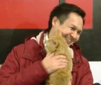 Gumbo was reunited with his owner after surviving a 230-mile ride in a car's engine.