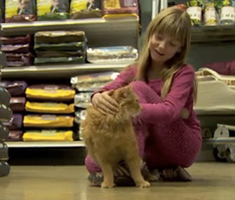 Timmy the cat was reunited with Talus Miller on Saturday.