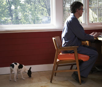 Man Ignoring Dog