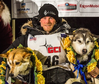 Dallas Seavey became the first person to win the Iditarod three times.