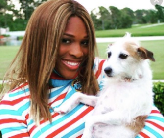 Serena Williams posted a tribute to her 16-year-old dog Jackie on Instagram Tuesday.