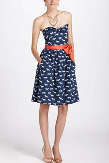 anthropologie horse dress