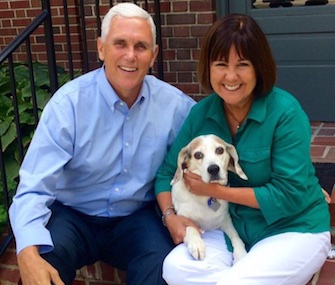 Gov. Mike Pence and his wife, Karen, are mourning the loss of their Beagle, Maverick.