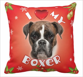 boxer breed pillow