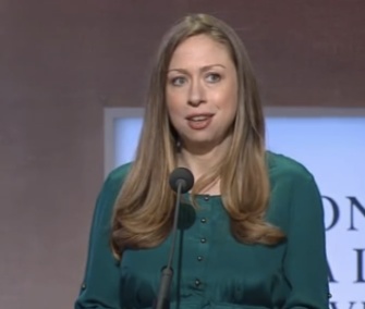 Chelsea Clinton pushed for elephant protections during a speech at the Clinton Global Initiative meeting Tuesday.