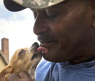 Lil Bit, a Chihuahua, was found alive four days after a church fire in Iowa.
