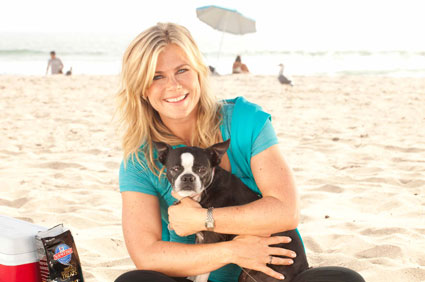 Alison Sweeney and dog