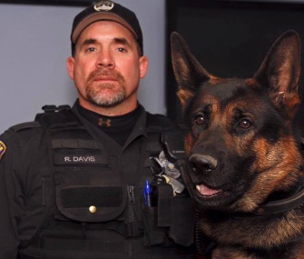 Canton, Ohio, police K9 Jethro was with his partner, Officer Ryan Davis, when he was fatally injured over the weekend.