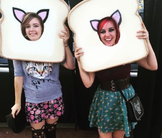 Many cat lovers at the International Cat Video Festival in Minneapolis sported feline costumes for the event.