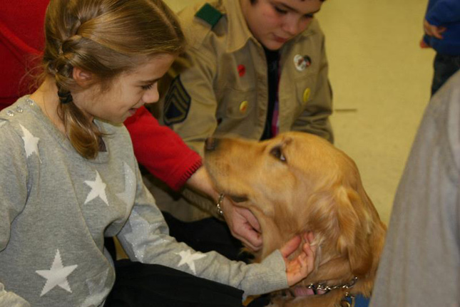 Newtown Dog and Little Girl