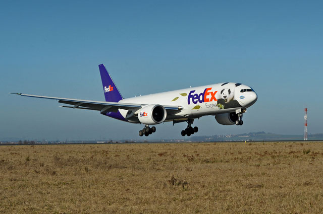 FedEx Panda Express Plane