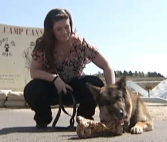 Ex-Marine Megan Leavey was reunited recently with Sergeant Rex.