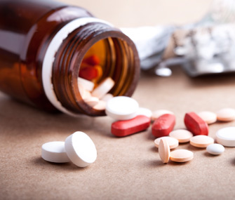 Spilled medicine