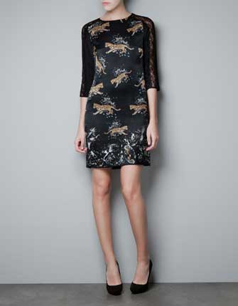 woman in animalistic dress