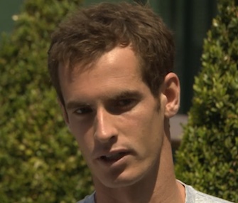 British tennis star Andy Murray stopped on his way to practice for Wimbledon to save a dog he saw running in traffic.