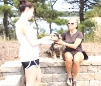 Meredith Vieira and her dog, Jasper, take the Pies 4 Paws challenge to raise money for the ASPCA.
