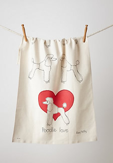 Poodle towel from Anthropologie