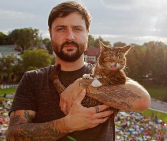 Lil' Bub and her owner appeared at the L.A. Film Festival over the weekend.