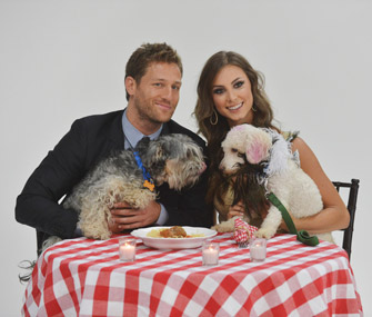 'Bachelor' contestants pose with shelter dogs