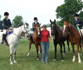 A riding lesson at Greenhaven Farms