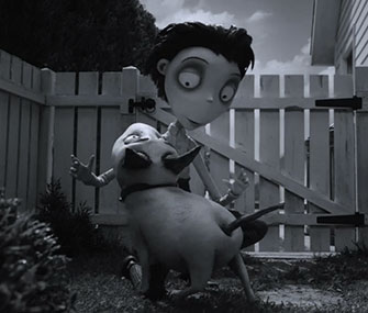 Tim Burton says his movie Frankenweenie was inspired by his own childhood dog.